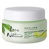 Mattifying Face Lotion with Organic Tea Tree  Lime (by Ori Flame)-thumb2