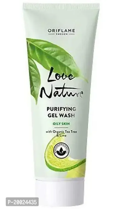 Oriflame Sweden Purifying Gel Wash with Organic Tea Tree  Lime for oily skin