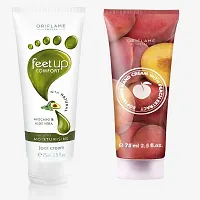 Comfort Overnight Moisturising Foot Cream 75g and HAND CARE Softening Hand Cream with Peach Extract 75g (Combo of 2) (by Ori Flame)-thumb4