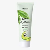 Love nature purifying gel wash oily skin with organic tea tree lime-thumb3