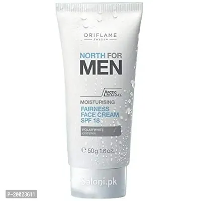 Oriflame North For Men New Moisturising Fairness Face Cream SPF 18 Polar White Complex 50g-35448