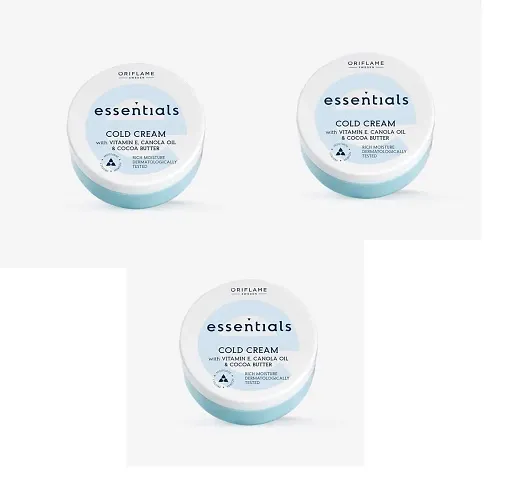 Oriflame Essentials Cold Cream 75G Pack of 3 oriflame orignal