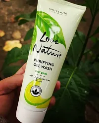 Love nature purifying gel wash oily skin with organic tea tree lime-thumb1