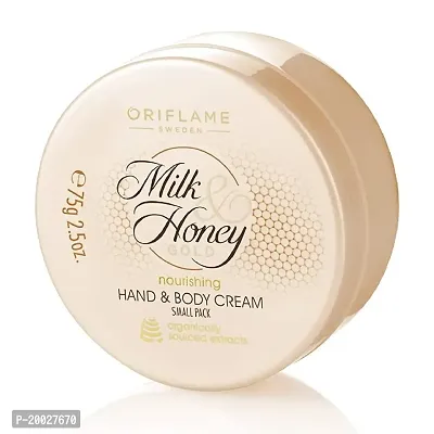 Hand  Body Cream Milk and Honey Extract 75g (by Ori Flame)