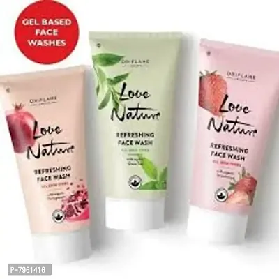 ORIFLAME LOVE NATURE FACE WASH PACK OF 3-thumb0