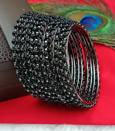 Elegant Metal Bangles Set For Women