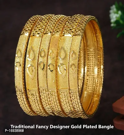 Govindam Beautiful Brass 6 Pcs Bangle Set