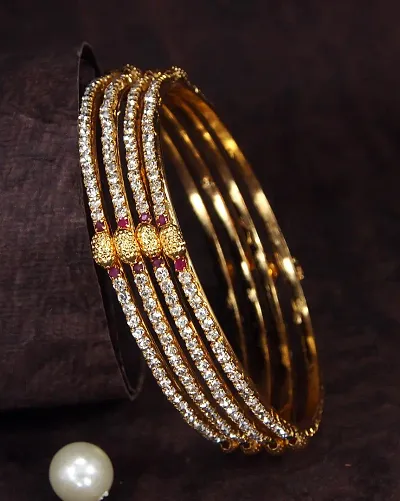 Beautiful Graceful Micro AD Bangles Set