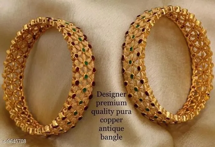 Govindam Plated Meenakari Kada Bangles