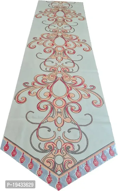 Designer Multicolor 180 Cm Table Runner (PVC)-thumb0