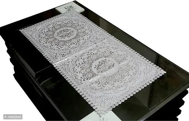 Designer White 80 Cm Table Runner (PVC)