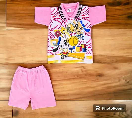 Fabulous Blend T-Shirts with Shorts For Boys