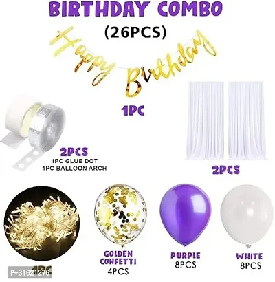 Beautiful Birthday Party Decorative Kit Combo-thumb2