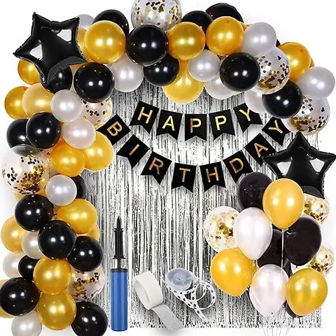 Happy Birthday Party Decoration Items Combo