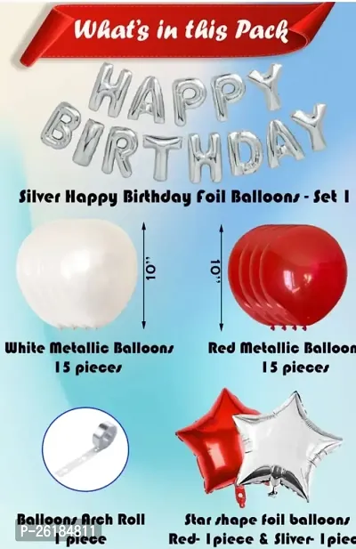 1 happy birthday foil 15,15 rab and white 1 arch 4 star-thumb2