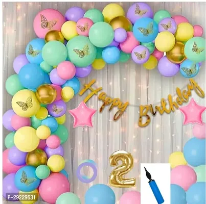 New Birthday 2 Party Decoration Combo- Set Of 100