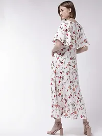 Manggo Women Floral Print Crepe Maxi Dress-thumb2