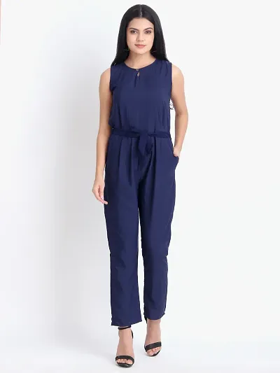 Crepe Basic Jumpsuit