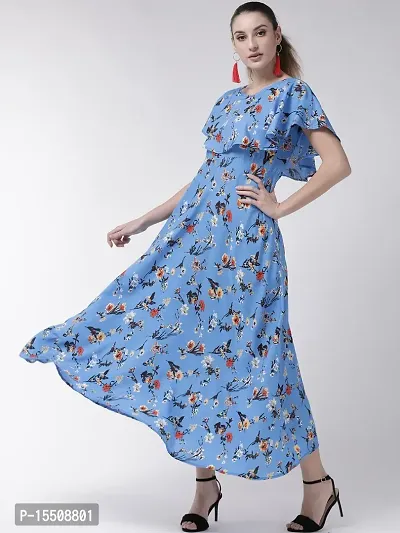 Manggo crepe fabric cap dress-thumb0