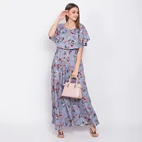 Classic Crepe Printed Dresses for Women-thumb2