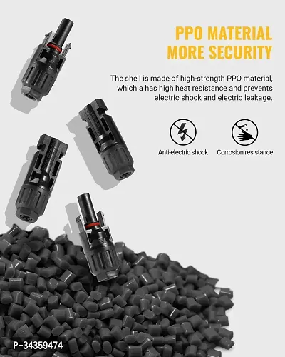 ABONIX Solar MC4 Connectors for Solar Panel Cable Male/Female (2 Pair)-thumb2