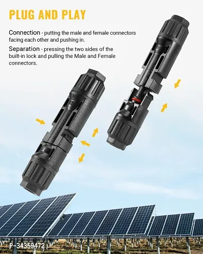 ABONIX Solar MC4 Connectors for Solar Panel Cable Male/Female (1 Pair)-thumb3