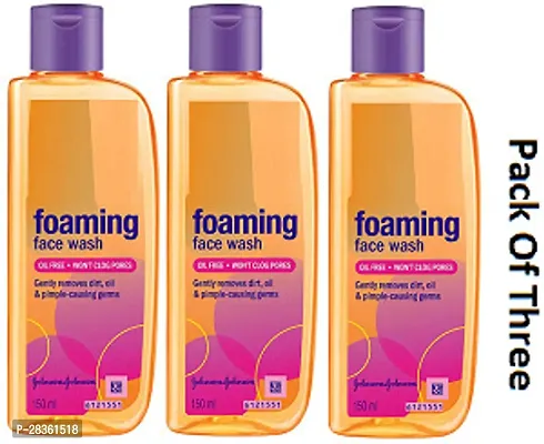 ;new foaming face wash pack of 3