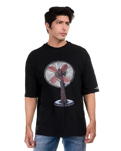 Stylish Round Neck Half Sleeves T-shirt For Men