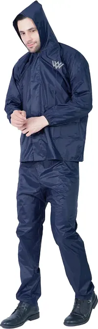 Stylish Polyster Unisex Raincoat For Men And Women Size 3XL-thumb3