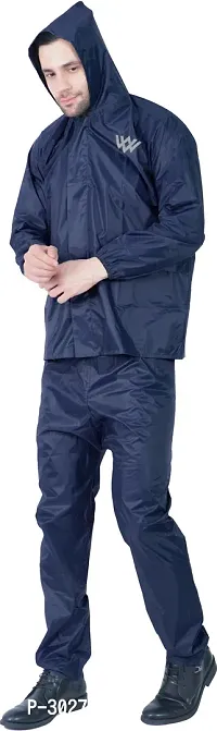 Stylish Polyster Unisex Raincoat For Men And Women Size 3XL-thumb4