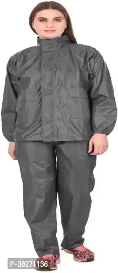 Stylish Polyster Unisex Raincoat For Men And Women Size XL