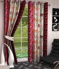 Set of 2 Beautiful Polyester Window Curtains-thumb1