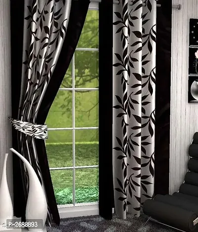 Set of 2 Beautiful Polyester Window Curtains-thumb2