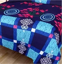 Comfortable Multicoloured  Polycotton Bedsheet with 2 Pillow Covers-thumb2