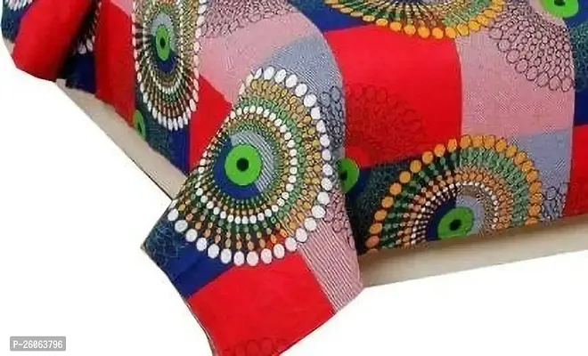 Comfortable Multicoloured  Polycotton Bedsheet with 2 Pillow Covers-thumb2