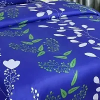 Comfortable Multicoloured  Polycotton Bedsheet with 2 Pillow Covers-thumb1