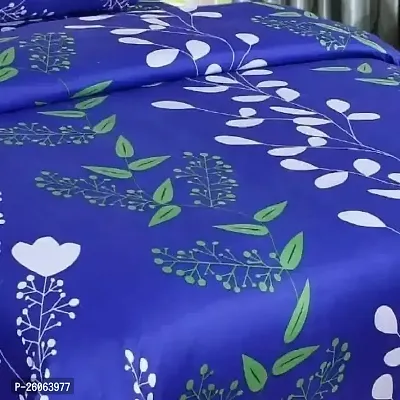 Comfortable Multicoloured  Polycotton Bedsheet with 2 Pillow Covers-thumb2