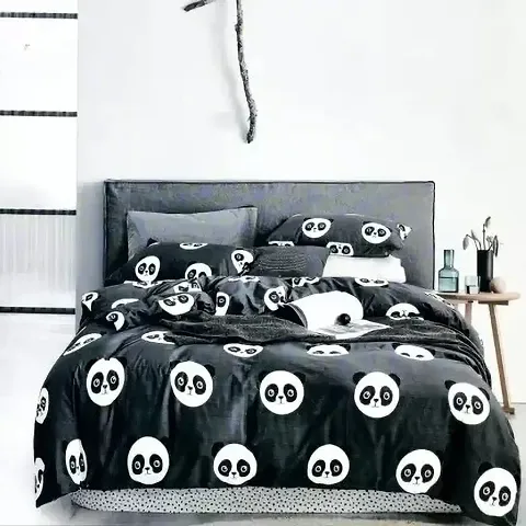 Printed Double Bedsheet with 2 Pillow Cover