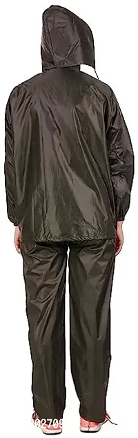 Stylish Polyster Unisex Raincoat For Men And Women Size XL-thumb4