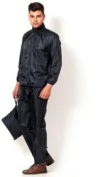 Stylish Polyster Unisex Raincoat For Men And Women Size XL-thumb3