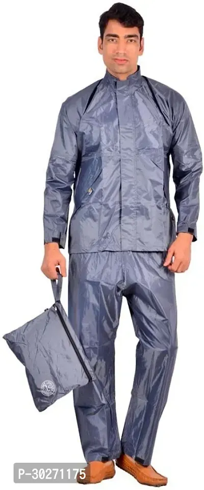 Stylish Polyster Unisex Raincoat For Men And Women Size XL