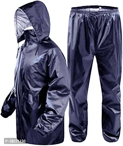 Stylish Polyster Unisex Raincoat For Men And Women Size XL