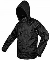 Stylish Polyster Unisex Raincoat For Men And Women Size XL-thumb1