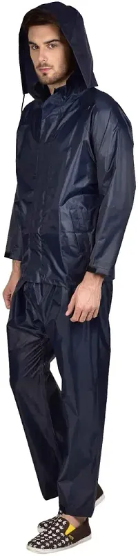 Stylish Polyster Unisex Raincoat For Men And Women Size XL-thumb2