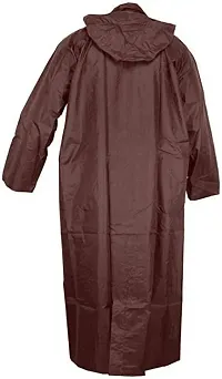 Stylish Polyster Unisex Raincoat For Men And Women Size M-thumb1