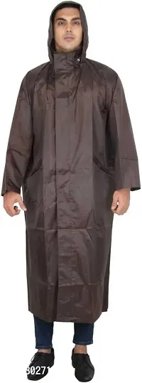 Stylish Polyster Unisex Raincoat For Men And Women Size XL