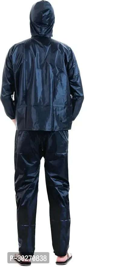 Stylish Polyster Unisex Raincoat For Men And Women Size XXL-thumb3