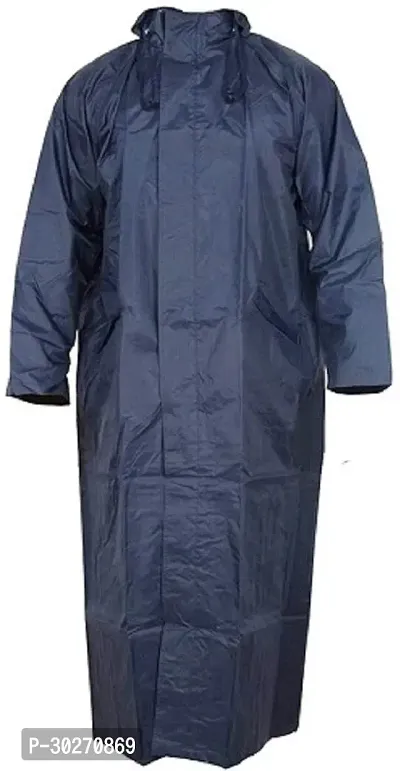 Stylish Polyster Unisex Raincoat For Men And Women Size 3XL-thumb0