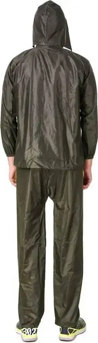 Stylish Polyster Unisex Raincoat For Men And Women Size XXL-thumb2