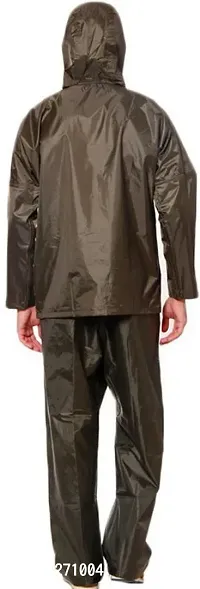 Stylish Polyster Unisex Raincoat For Men And Women Size XL-thumb2